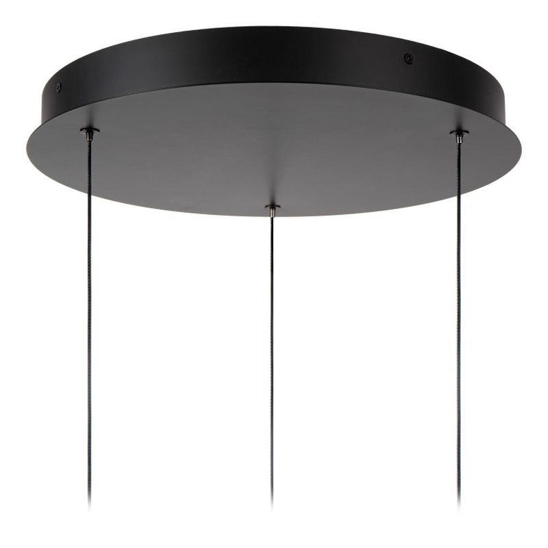 Lucide GISELA - Závesné svietidlo - Ø 36 cm - LED Rozm. - 3x3,6W 2700K - Transparent